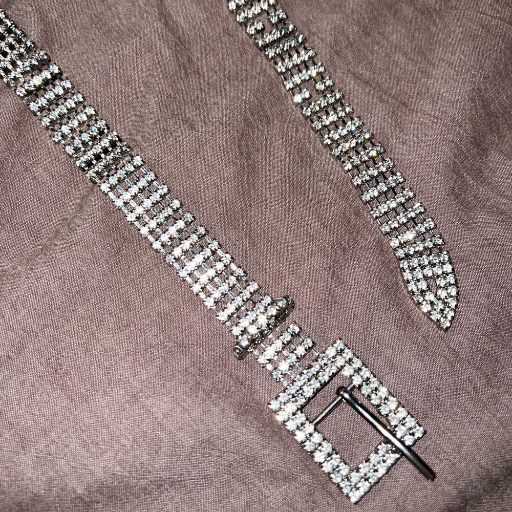 Urban Outfitters diamond belt